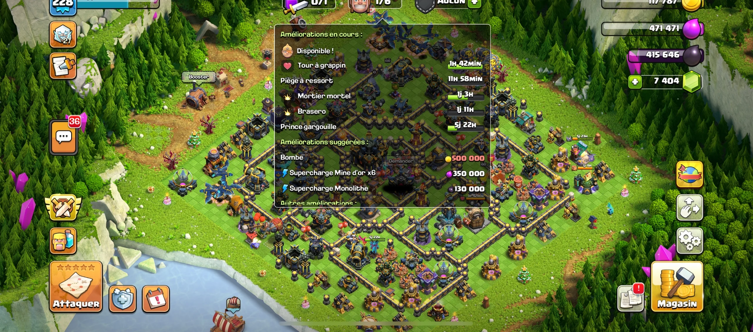 Achat compte clash of clans