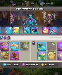 Achat compte clash of clans