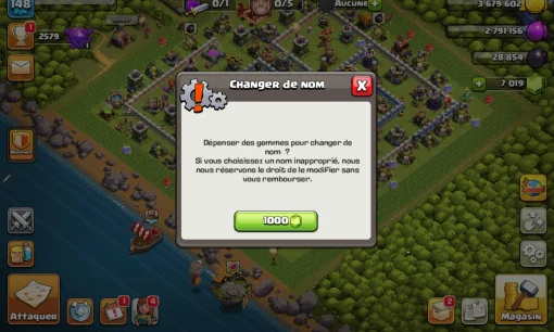 Achat compte clash of clans