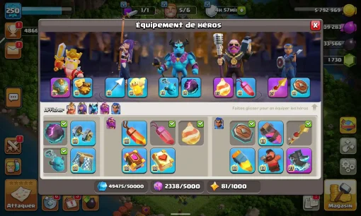 Achat compte clash of clans
