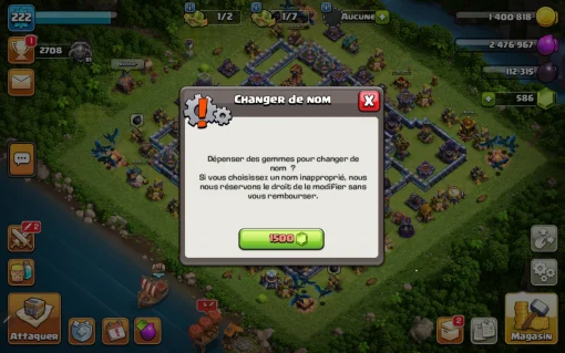 Achat compte clash of clans