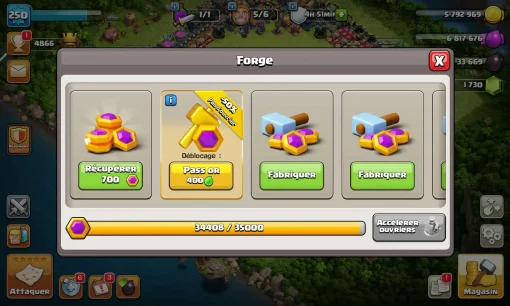 Achat compte clash of clans