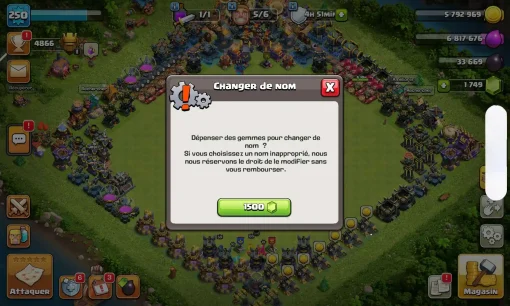 Achat compte clash of clans