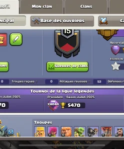 Achat compte clash of clans