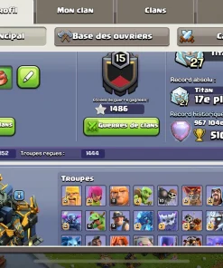 Achat compte clash of clans