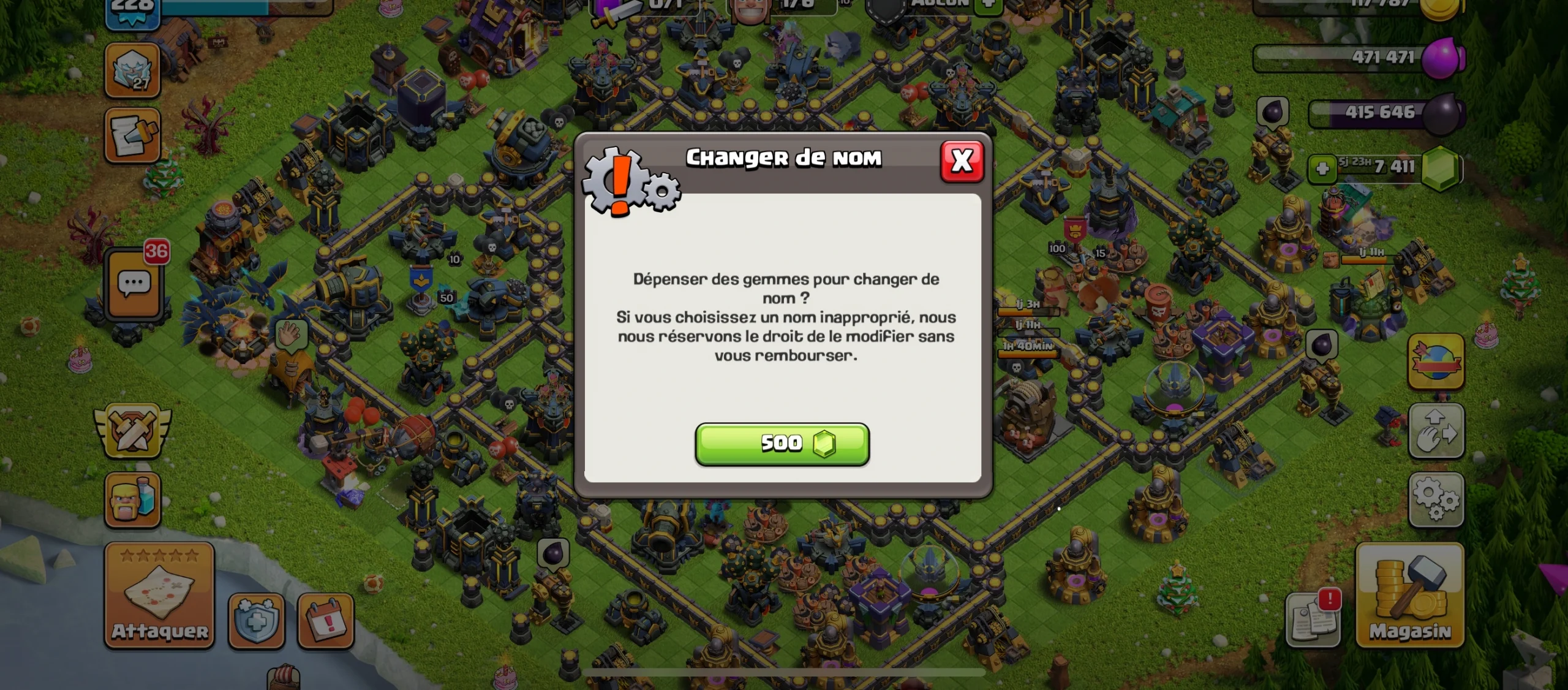 Achat compte clash of clans