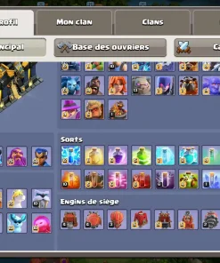Achat compte clash of clans