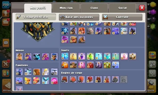 Achat compte clash of clans