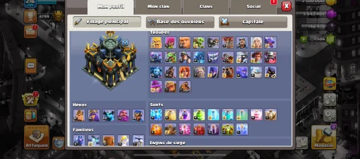 Achat compte clash of clans