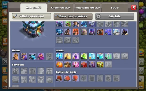 Achat compte clash of clans