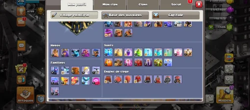 Achat compte clash of clans