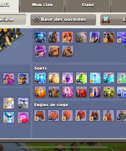 Achat compte clash of clans