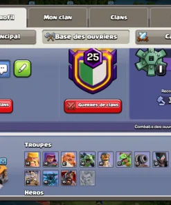 Achat compte clash of clans