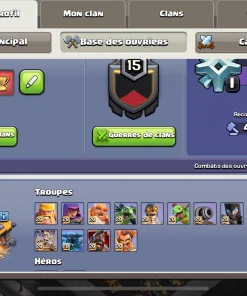 Achat compte clash of clans