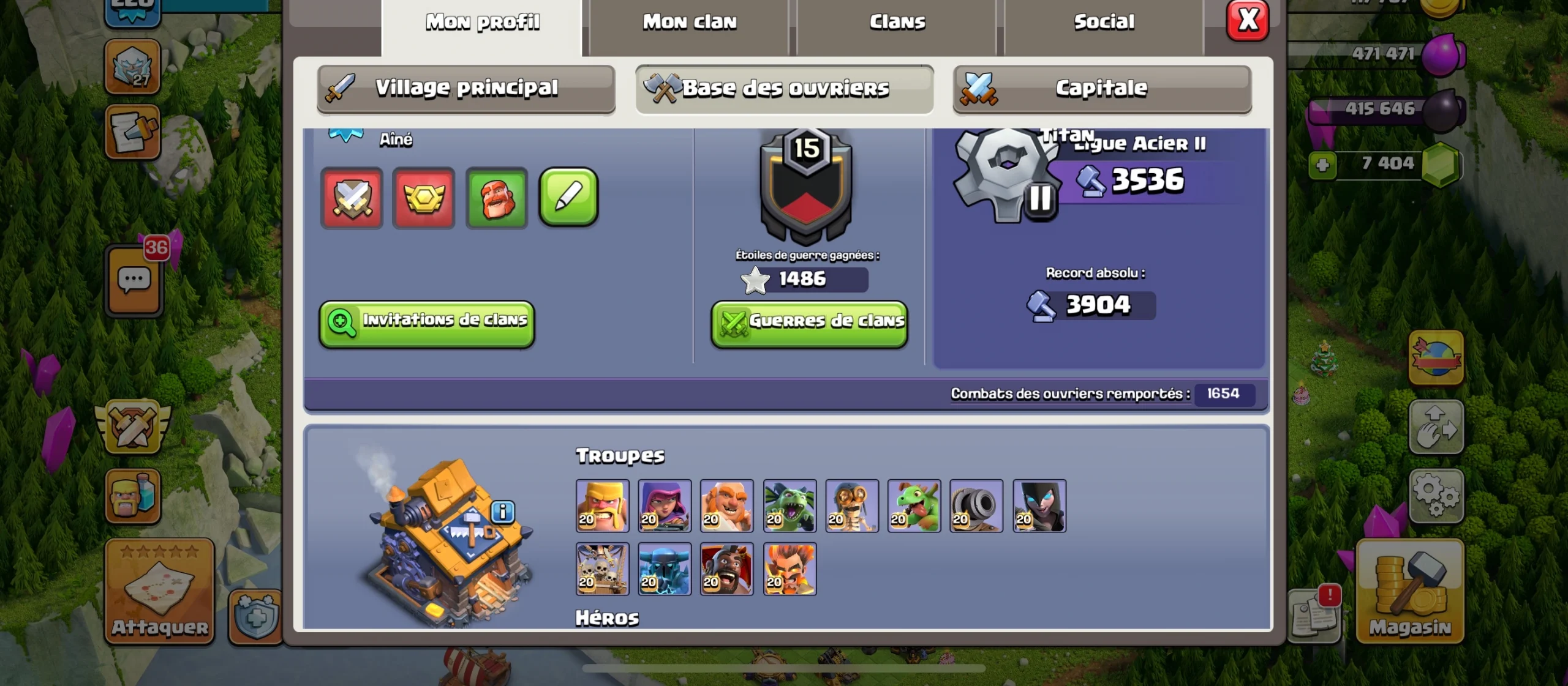 Achat compte clash of clans