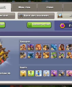 Achat compte clash of clans