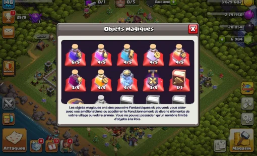 Achat compte clash of clans