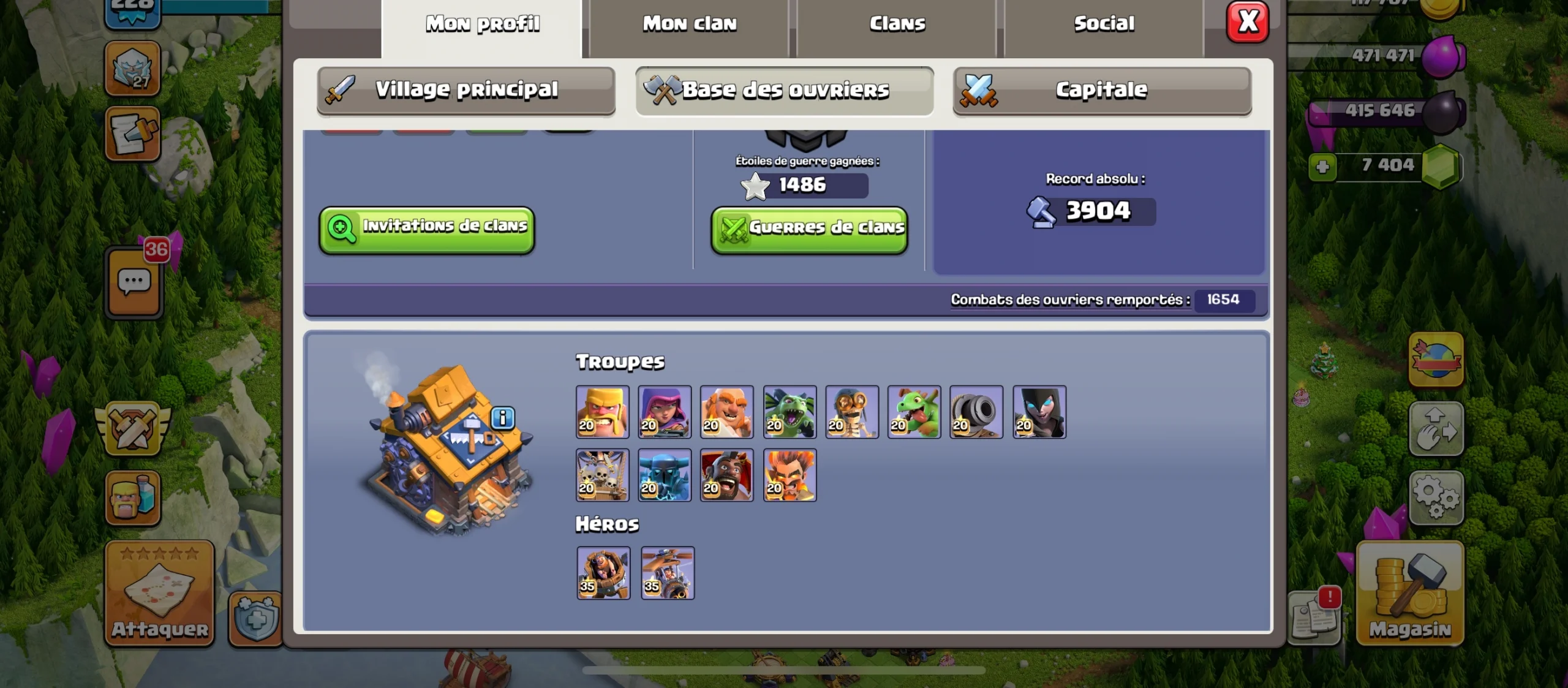 Achat compte clash of clans