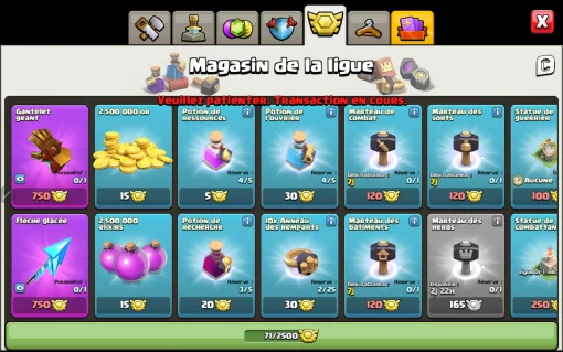 Achat compte clash of clans