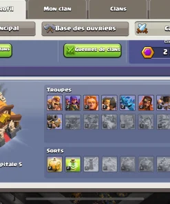 Achat compte clash of clans