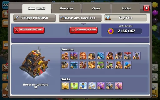 Achat compte clash of clans