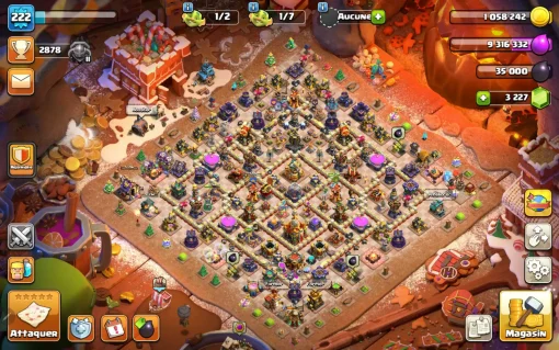 Acheter compte clash of clans