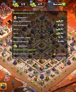 Acheter compte clash of clans