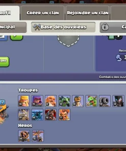 Acheter compte clash of clans