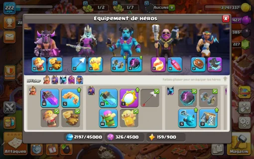 Acheter compte clash of clans