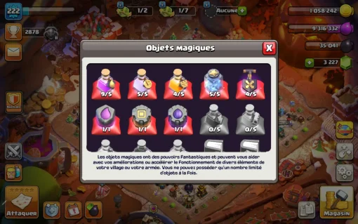 Acheter compte clash of clans