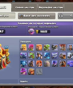 Acheter compte clash of clans