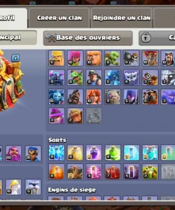 Acheter compte clash of clans