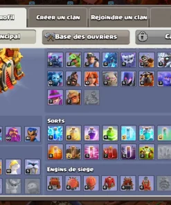 Acheter compte clash of clans