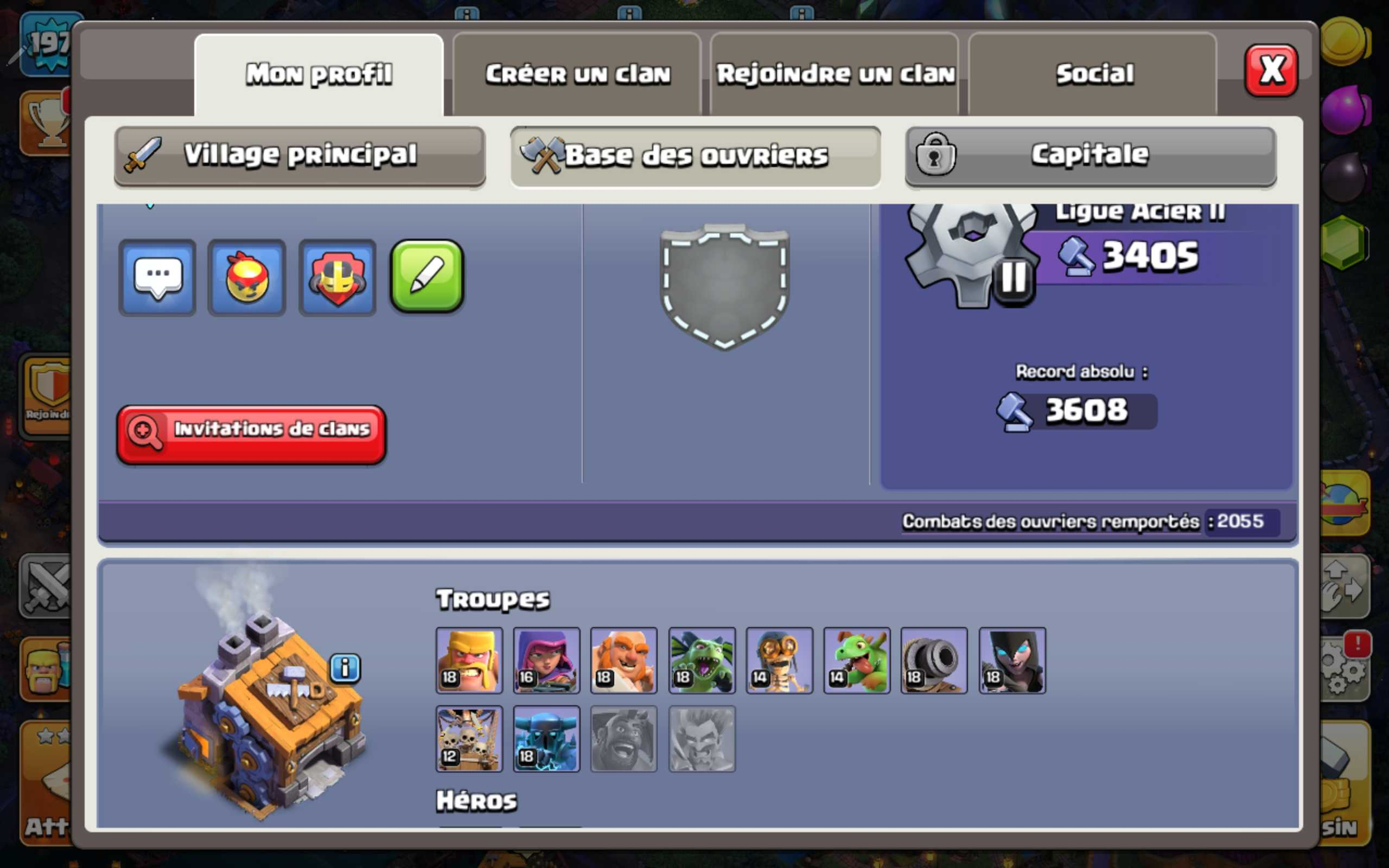 Acheter compte coc