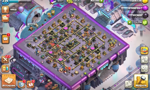 Vendre compte clash of clans