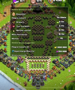 Vendre compte clash of clans