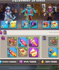 Vendre compte clash of clans