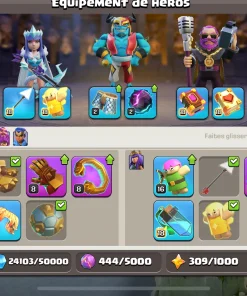 Vendre compte clash of clans