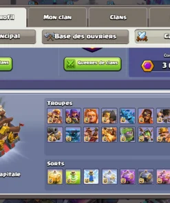Vendre compte clash of clans