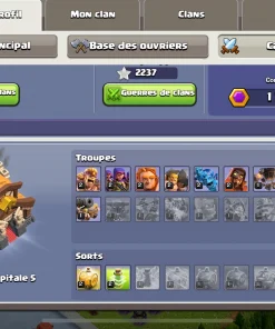 Vendre compte clash of clans