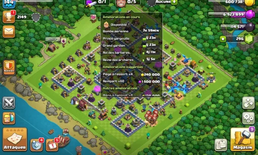 Vendre compte coc