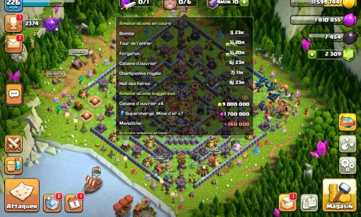 Achat compte clash of clans