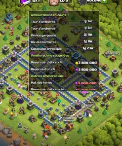 Achat compte clash of clans