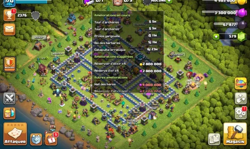 Achat compte clash of clans