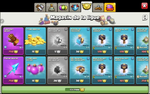 Achat compte clash of clans