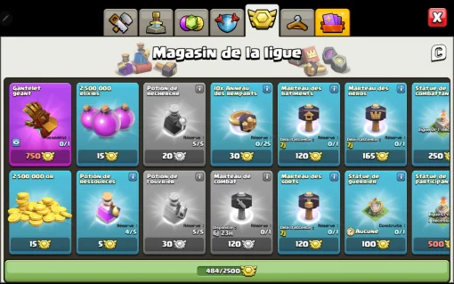 Achat compte clash of clans
