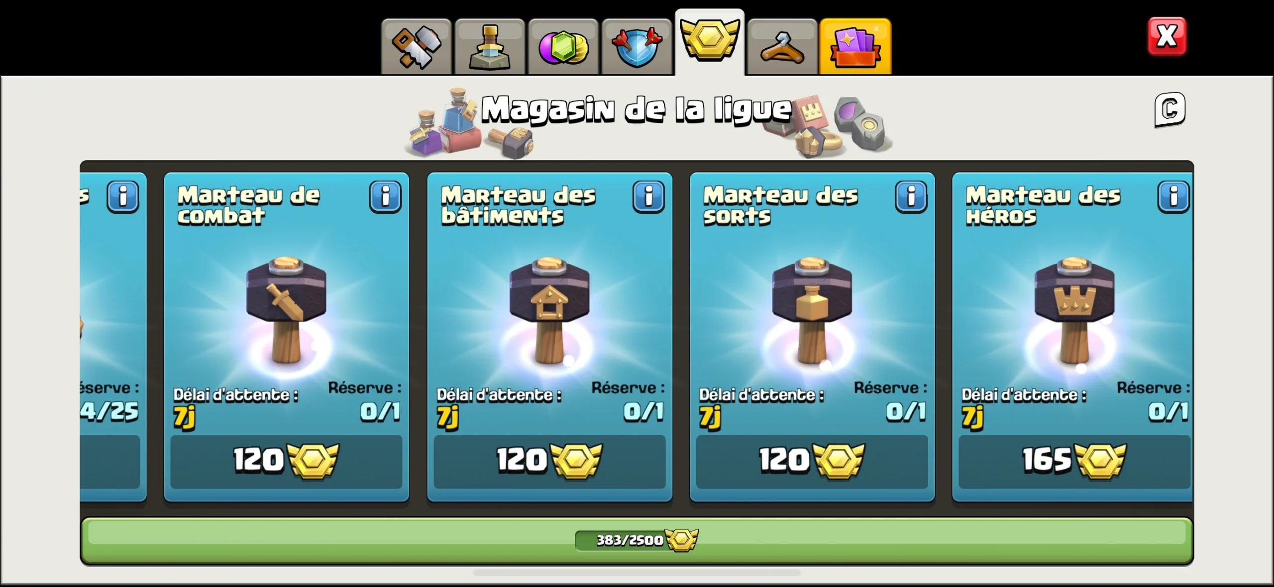Achat compte clash of clans