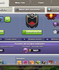 Achat compte clash of clans