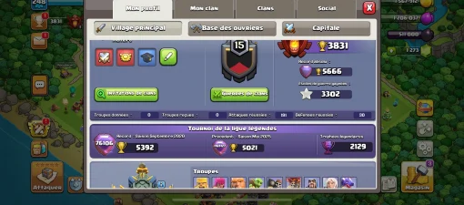 Achat compte clash of clans