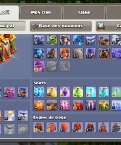 Achat compte clash of clans
